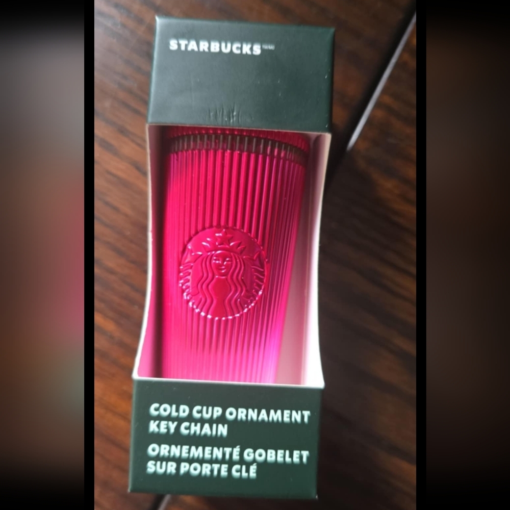 Starbucks Ornament key chain.